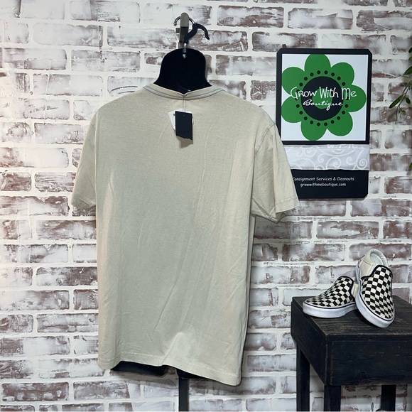 Hurley Cream Short Sleeve Tee Classic Fit - Picture 6 of 7
